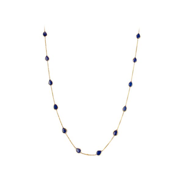 Lapis Gold Necklace