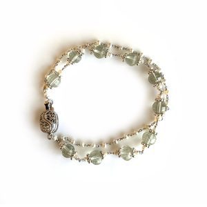 Amethyst Pearls Bracelet