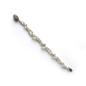 Amethyst Pearls Silver Bracelet