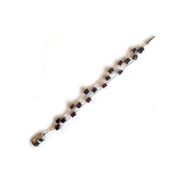 Garnet Beads Bracelet
