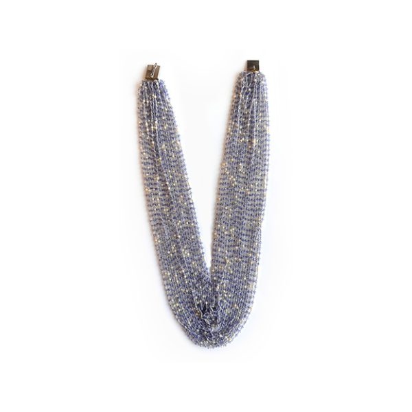 Tanzanite Pearl Necklace